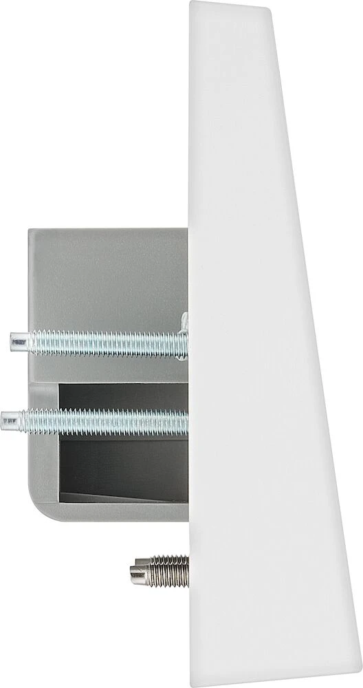 BG White Moulded Square Edge 45A Cooker Flex Outlet Plate Bottom Entry