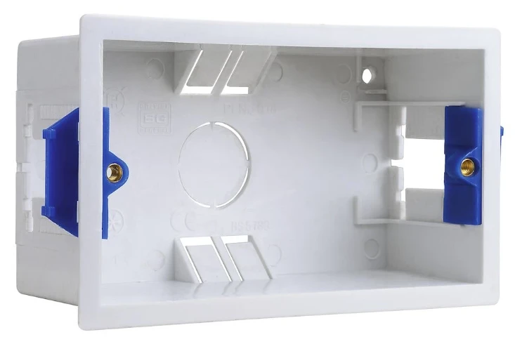 BG Double Rectangular Dry Lining Box 47mm