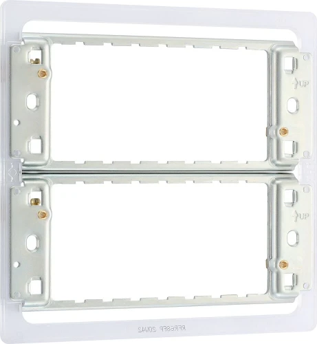 BG Grid Frame 6 or 8 Modules, for Screwless Grid plates