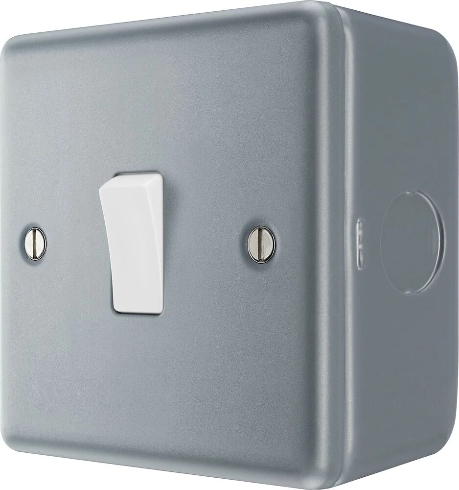 BG Metal Clad 20A 16AX Single Switch, 2 Way
