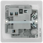 BG Screwed Flatplate, Brushed Steel, Switched 13A Fused Connection Unit with LED Indicator