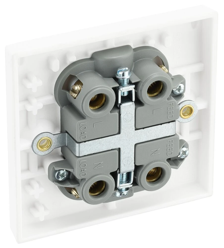 BG Ceiling Switch, 50A, Double Pole with Indicator