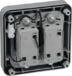 BG Weatherproof, 20A Double Switch, 2 Way, IP66