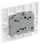BG Nexus Series White Moulded 10AX Triple Pole Fan Isolator Switch