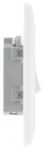 BG Nexus Series White Moulded 10AX Bell Push Switch 1 Way