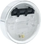 BG Decorative Ceiling Rose 3/80mm Diameter, Chrome Finish