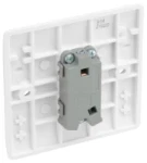 BG Nexus Series White Moulded 10AX Bell Push Switch 1 Way