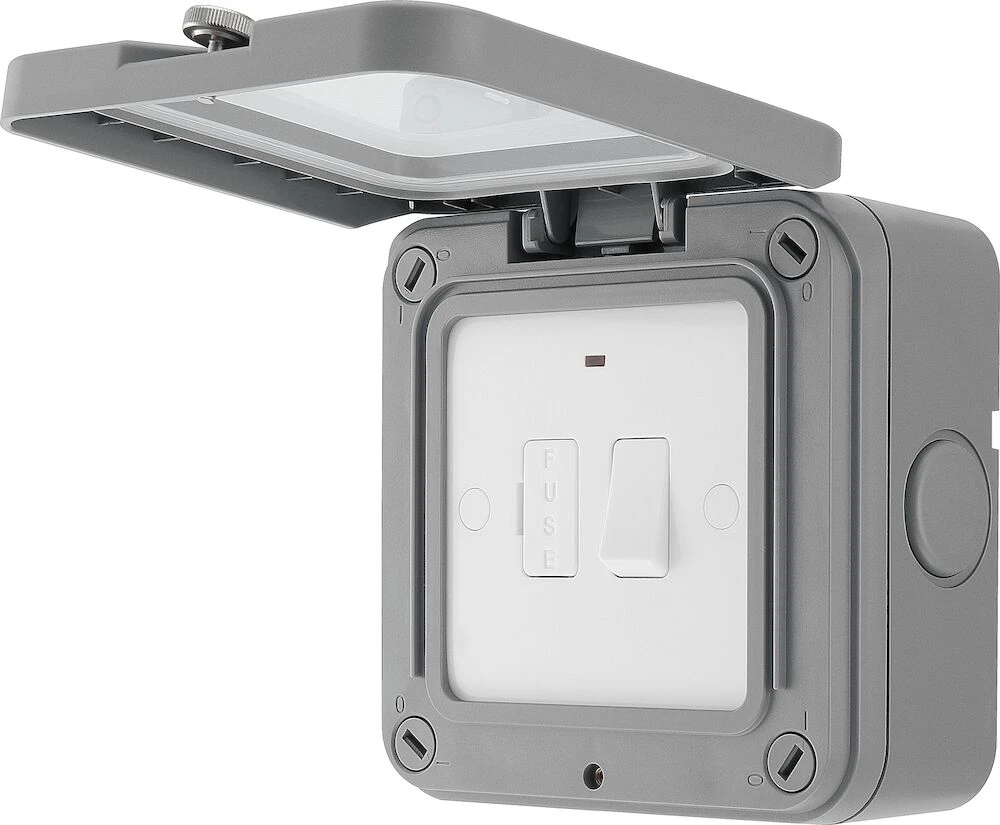 BG Nexus Storm, Switched Fused Connection Unit with Indicator IP66