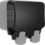 BG Nexus Storm, 13A Double Switched Socket, IP66