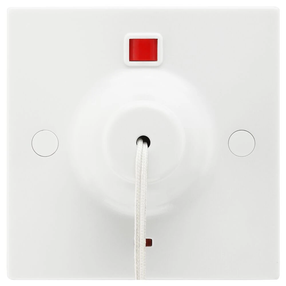 BG Ceiling Switch, 50A, Double Pole with Indicator