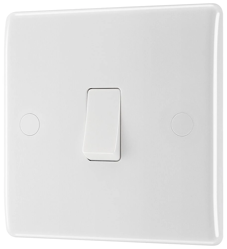 BG Nexus Series White Moulded 20A 16AX Intermediate Switch