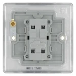 BG Nexus Metal Brushed Steel, 20A 16AX Intermediate Switch