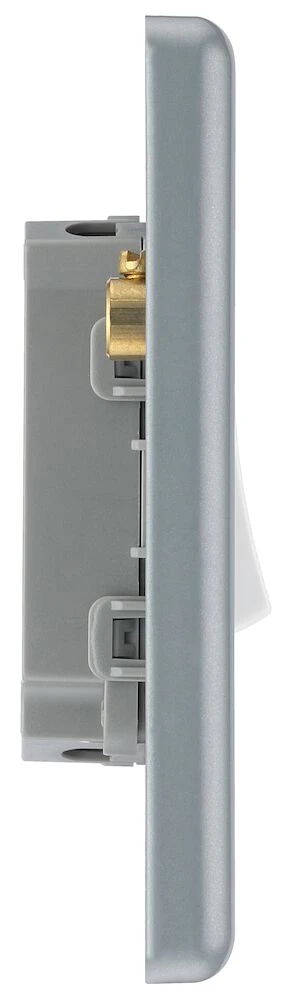 BG Metal Clad 20A 16AX Quadruple Switch, 2 Way