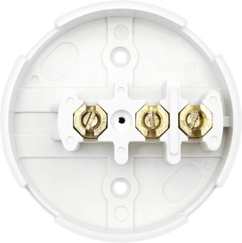 BG Junction Box 3 Way, 30A, 3.5/89mm Dia, White