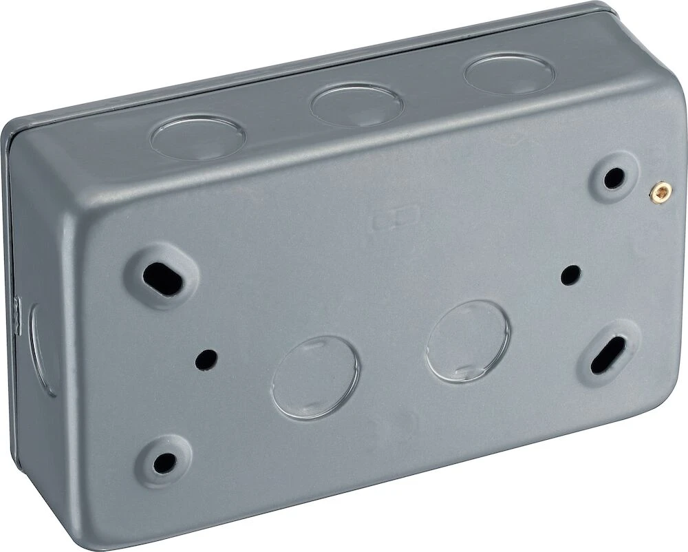 BG Metal Clad 13A Double Switched Socket