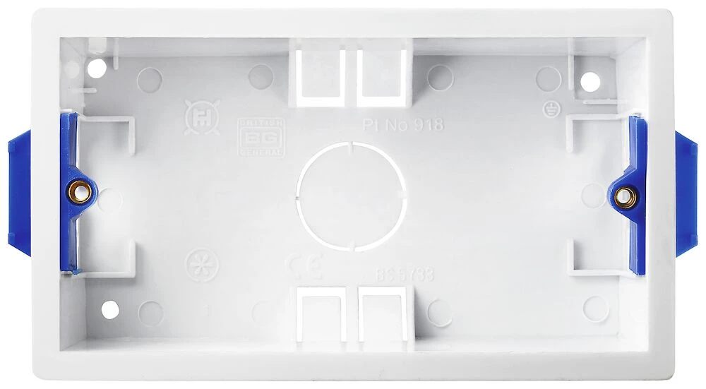 BG Double Rectangular Dry Lining Box 47mm