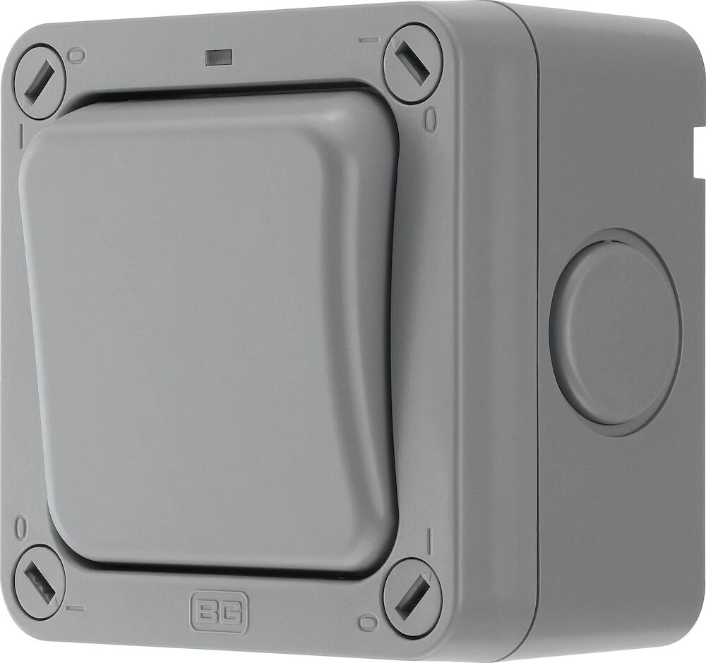 BG Weatherproof, 20A Single Switch, 2 Way, Double Pole, IP66