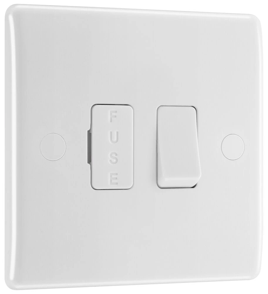 BG Nexus Series White Moulded 13A Switched Fused Connection Unit
