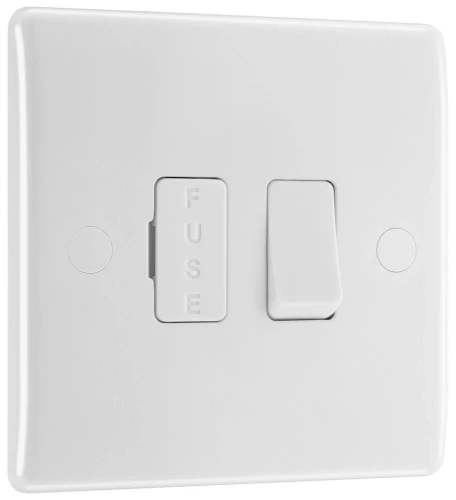 BG Nexus Series White Moulded 13A Switched Fused Connection Unit