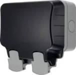 BG Nexus Storm, 13A Double Switched Socket, with WiFi Extender, IP66