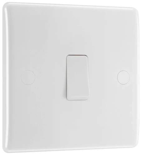 BG Nexus Series White Moulded 20A Double Pole Switch