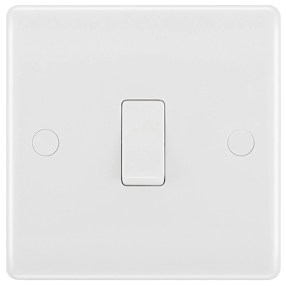 BG Nexus Series White Moulded 20A 16AX Intermediate Switch