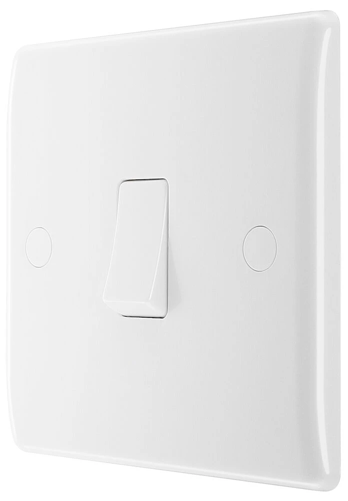BG Nexus Series White Moulded 20A 16AX Intermediate Switch