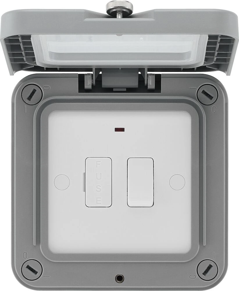 BG Nexus Storm, Switched Fused Connection Unit with Indicator IP66