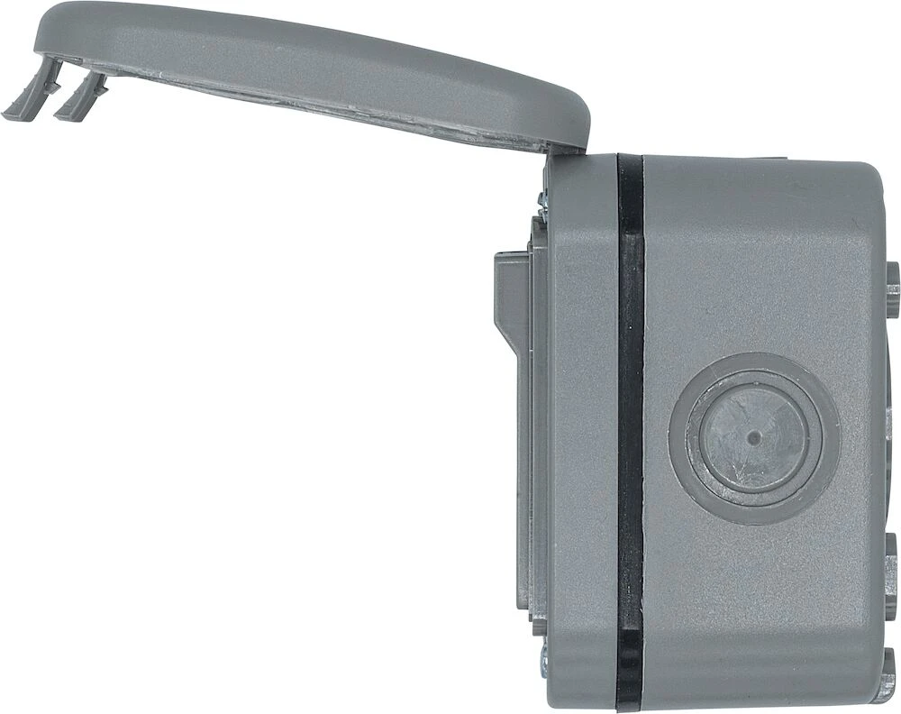 Weatherproof 13A Single Socket With Single Switch, IP55