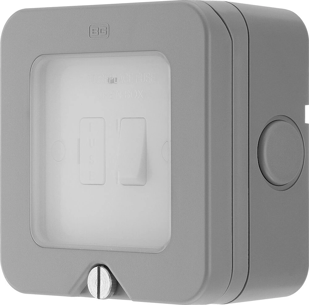 BG Nexus Storm, Switched Fused Connection Unit with Indicator IP66