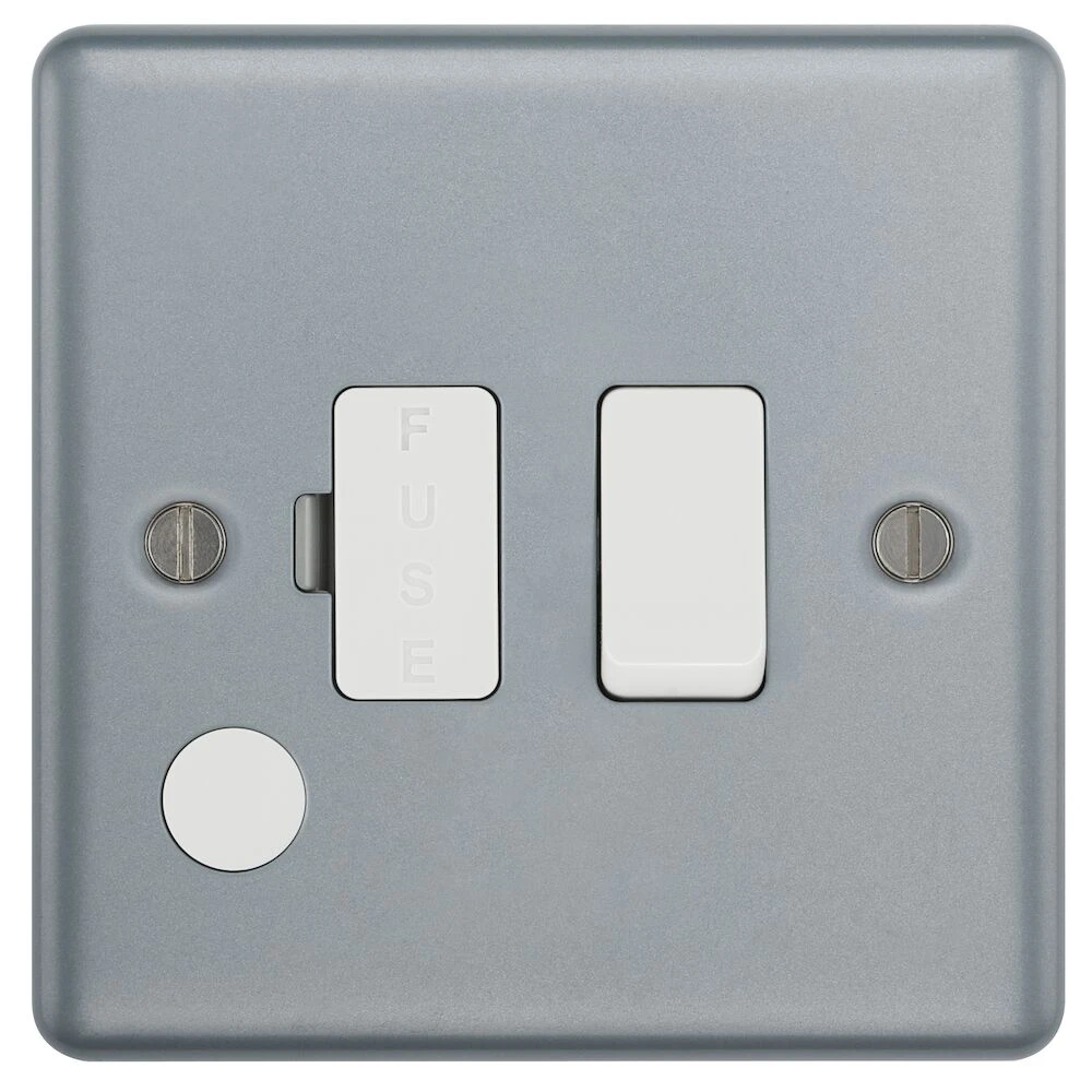 BG Metal Clad 13A Switched Fused Connection Unit with Optional Flex Outlet