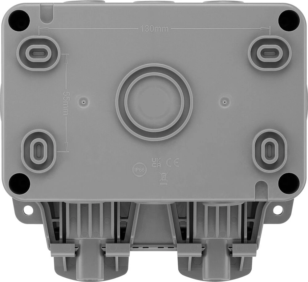 BG Nexus Storm, IP66 Weatherproof 13A Double Socket with Smart Home Control