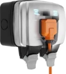 BG Decorative Weatherproof 13A Double Switched Socket, Double Pole, IP66