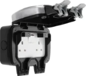 BG Decorative Weatherproof 13A Double Switched Socket, Double Pole, IP66