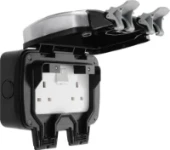 BG Decorative Weatherproof 13A Double Switched Socket, Double Pole, IP66