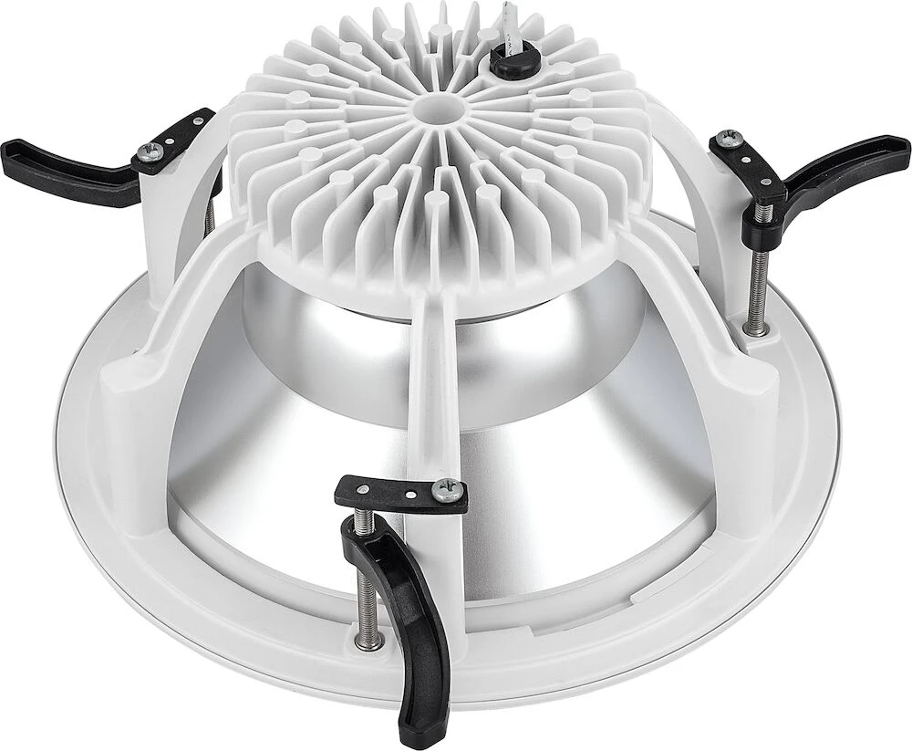 Luceco Platinum downlight matt reflector 218mm 3300 lumen with fixed output driver