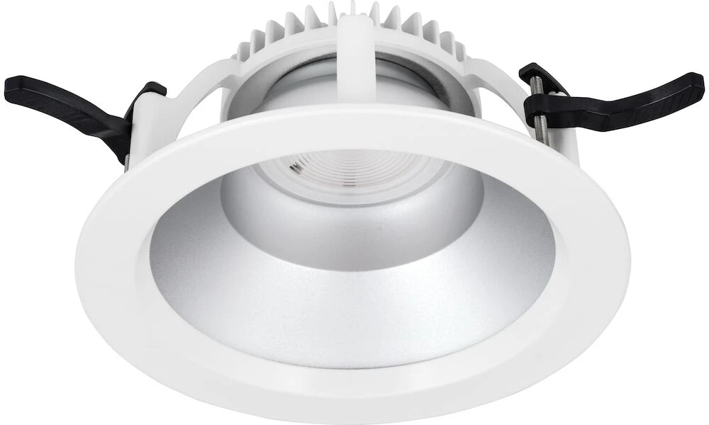 Luceco Platinum downlight matt reflector 218mm 3300 lumen with fixed output driver