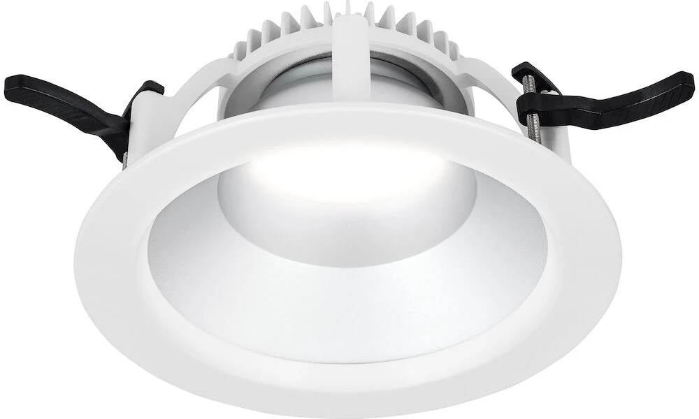 Luceco Platinum downlight matt reflector 218mm 3300 lumen with fixed output driver