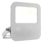 Ansell Zion Polycarbonate Floodlight Warm White 10W White