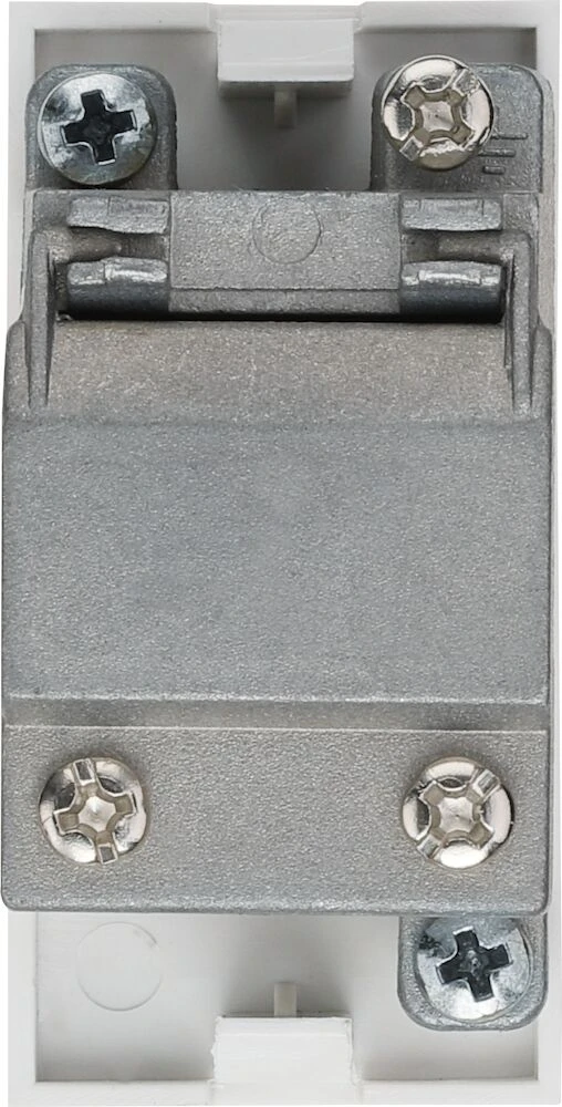 BG Euro Module Satellite, Screened, Female, White