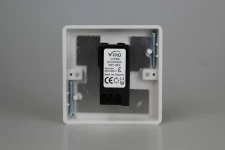 Varilight 1-Gang 2-Way Push On/Off Rotary LED Dimmer 1 x 0-120W (1-10 LEDs) White White Plastic with White Knob