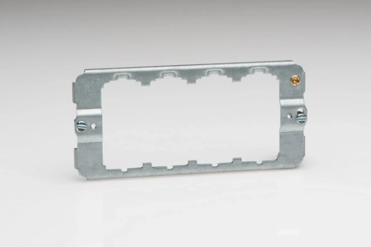 Varilight 4-Gang Twin Grid Frame (Yoke) PowerGrid