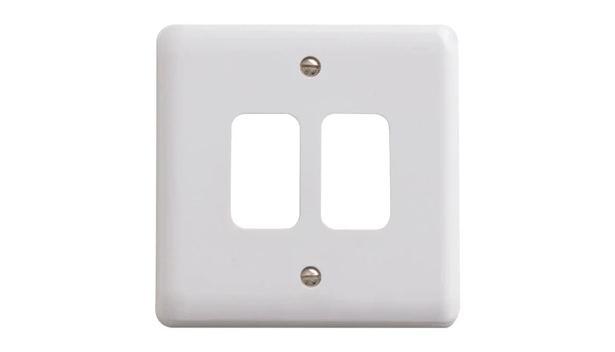 Vimark Curve 2 Gang Grid Plate