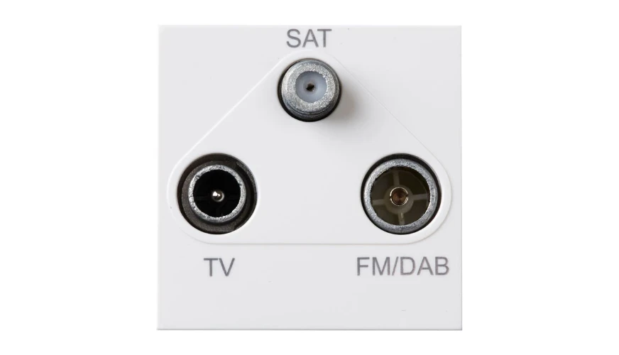 Deta Triplexer Screened Module White