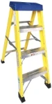 Powerbreaker Greenbrook 3 Step Plus Tray Fibre Glass Ladder