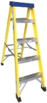 Powerbreaker Greenbrook 4 Step Plus Tray Fibre Glass Ladder