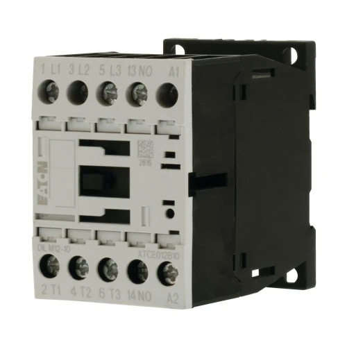 Moeller Contactor, 3 pole, 380 V 400 V 5.5 kW, 1 N/O, 415 V 50 Hz, 480 V 60 Hz, AC operation, Screw terminals