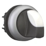 Moeller Selector switch, RMQ-Titan, With thumb-grip, maintained, 2 positions, Bezel: titanium