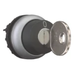 Moeller Key-operated actuator, maintained, 2 positions, Key withdrawable: 0, I, Bezel: titanium