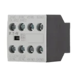 Moeller Auxiliary contact module, 4 pole, Ith= 16 A, 2 N/O, 2 NC, Front fixing, Screw terminals, DILM7-10 - DILM38-10